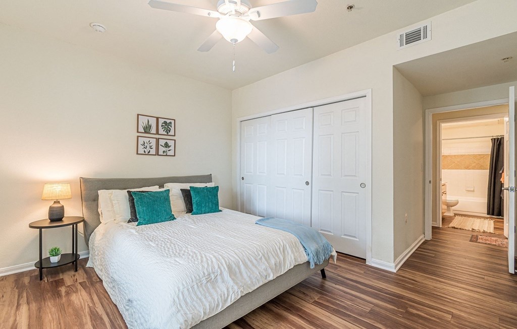 Bedroom With Closet Bedroom With Closet at Capitol Crossing, Austin, TX